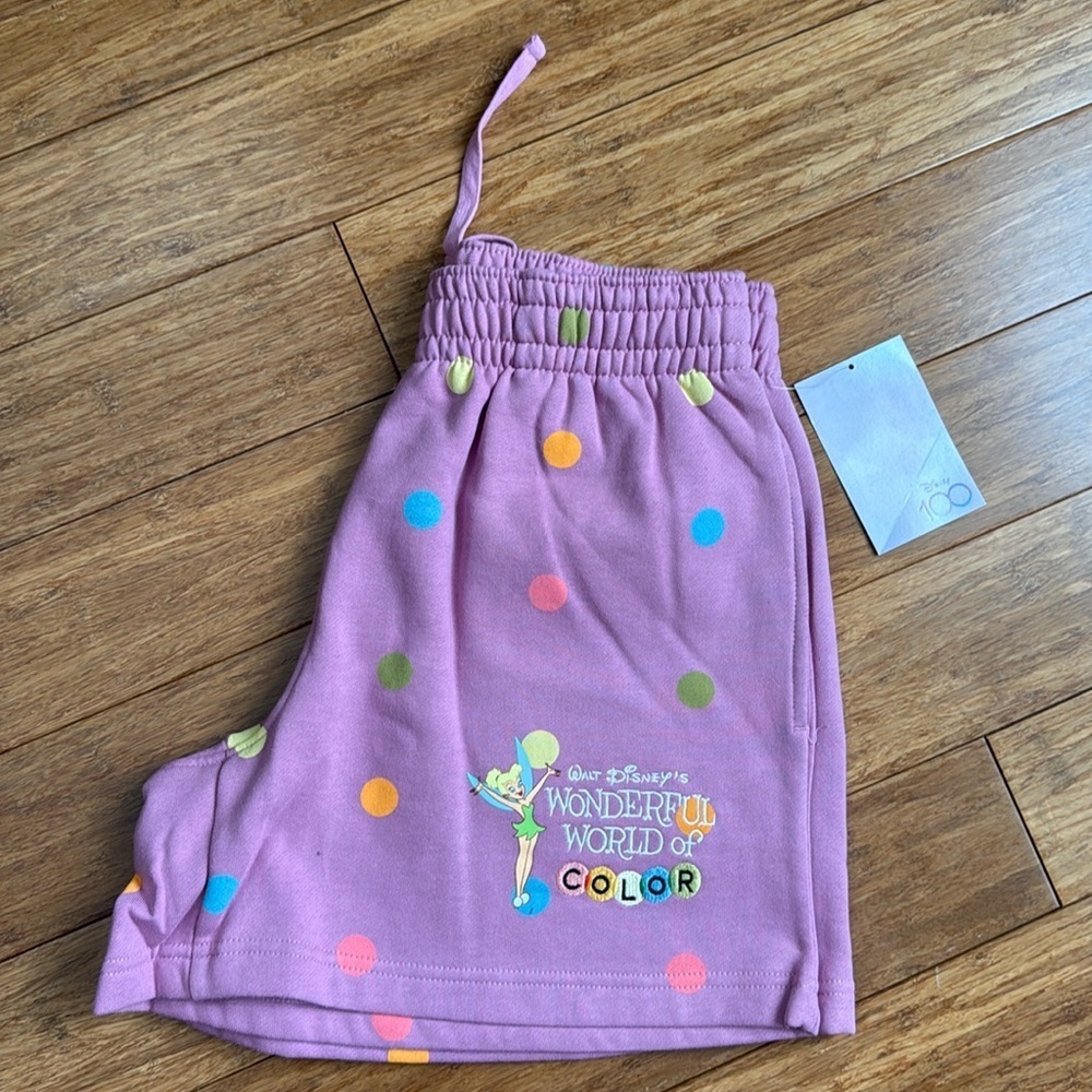 NEW DISNEY Cotton Shorts Embroidered as S - Picture 1 of 8